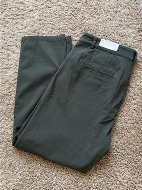 Loft slim straight curvy chino women’s pants size 14 NWT